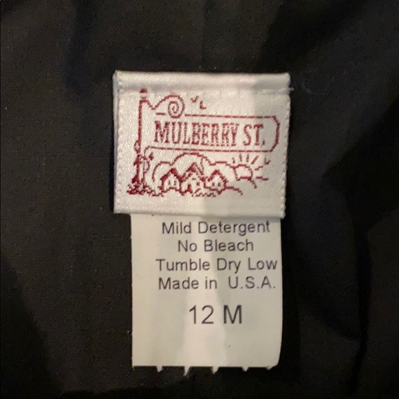 Black Corduroy Jon Jon - Picture 3 of 3